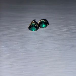 COPY - Emerald stud earrings